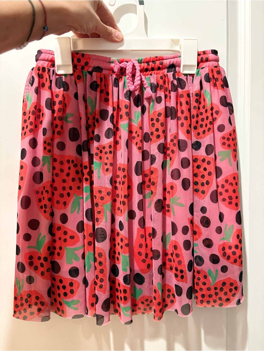 Fábula (Farm Rio for kids) Pink Strawberry Print girl's Skirt
